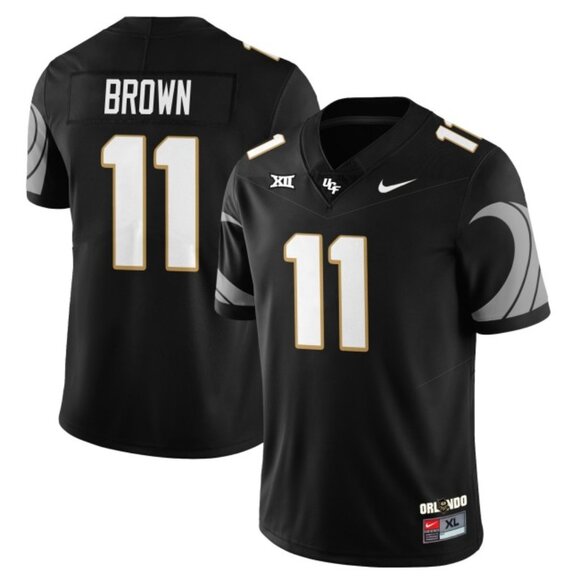 Mens Youths Kids Jacurri Brown Black Stitched Jersey - Picture 1 of 1